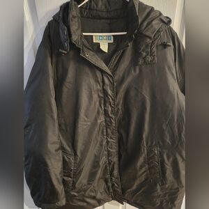 Outdoor Elements Women's 1xl Black Ski Jacket With Hood